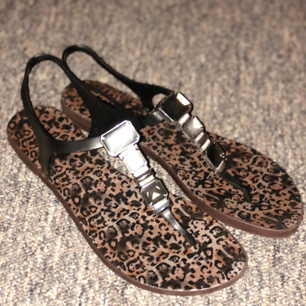 American Eagle Black Sandals Size 10